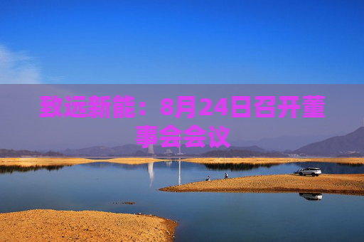 致远新能：8月24日召开董事会会议