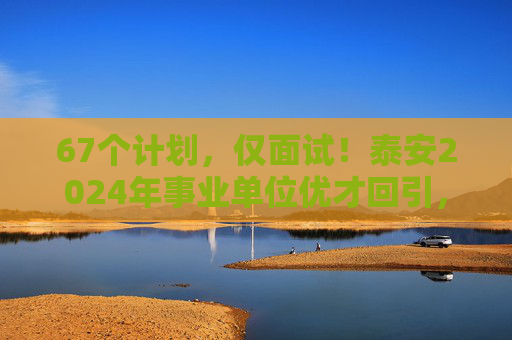 67个计划，仅面试！泰安2024年事业单位优才回引，30日开始报名