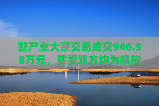 新产业大宗交易成交946.58万元，买卖双方均为机构专用席位