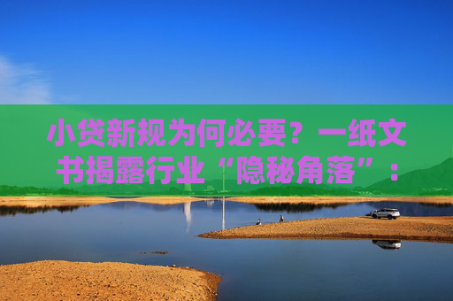 小贷新规为何必要？一纸文书揭露行业“隐秘角落”：有公司7年非吸近13亿元，退休行长沦为帮凶