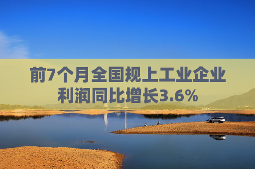 前7个月全国规上工业企业利润同比增长3.6%