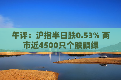 午评：沪指半日跌0.53% 两市近4500只个股飘绿