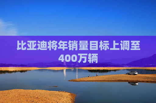 比亚迪将年销量目标上调至400万辆