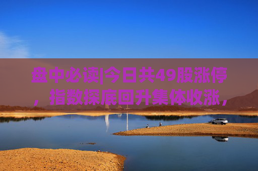 盘中必读|今日共49股涨停，指数探底回升集体收涨，充电桩、光通信概念逆势走高