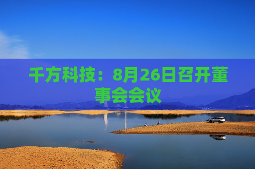 千方科技：8月26日召开董事会会议