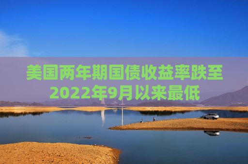 美国两年期国债收益率跌至2022年9月以来最低