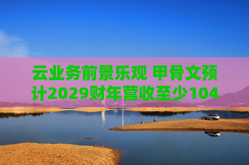 云业务前景乐观 甲骨文预计2029财年营收至少1040亿美元