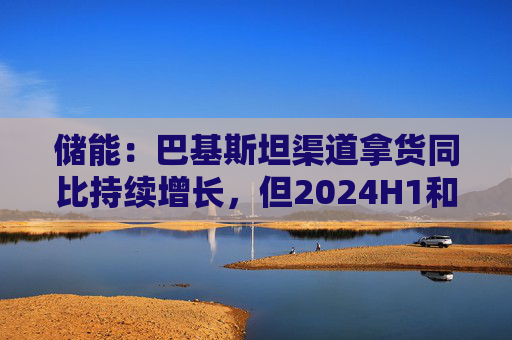 储能：巴基斯坦渠道拿货同比持续增长，但2024H1和2024H1总量差异不大