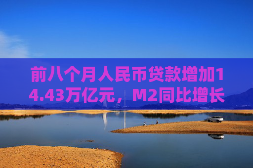 前八个月人民币贷款增加14.43万亿元，M2同比增长6.3%