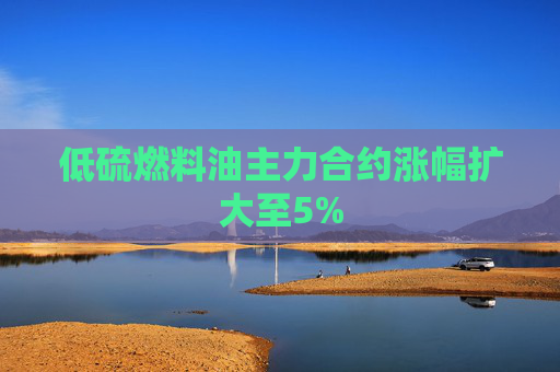 低硫燃料油主力合约涨幅扩大至5%