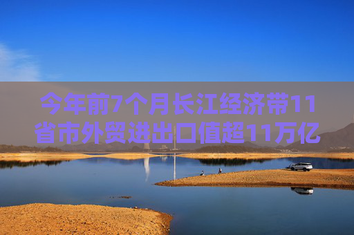 今年前7个月长江经济带11省市外贸进出口值超11万亿元