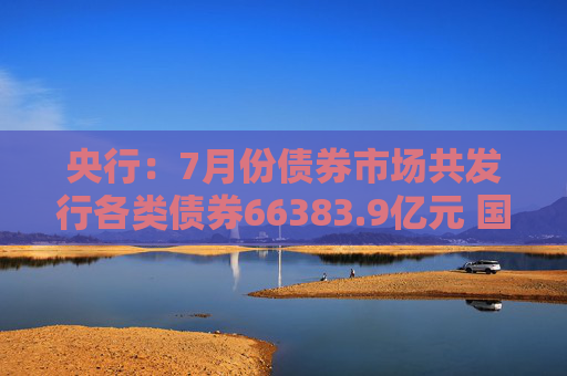 央行：7月份债券市场共发行各类债券66383.9亿元 国债发行9924.9亿元