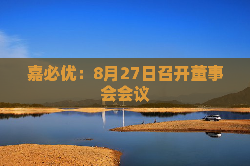 嘉必优：8月27日召开董事会会议