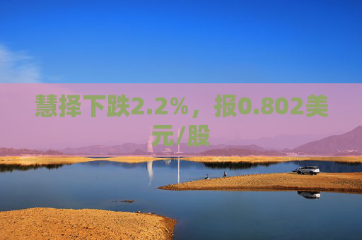 慧择下跌2.2%，报0.802美元/股