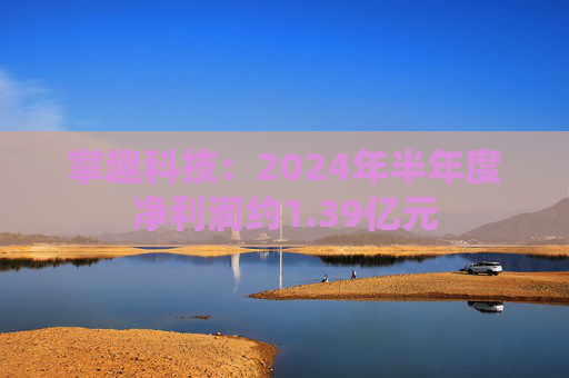 掌趣科技：2024年半年度净利润约1.39亿元