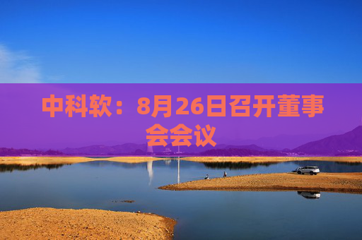 中科软：8月26日召开董事会会议