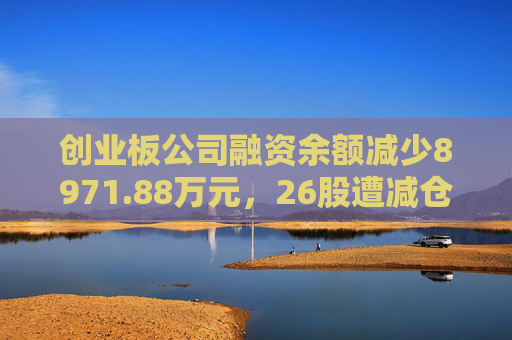 创业板公司融资余额减少8971.88万元，26股遭减仓超5%