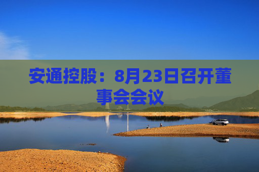 安通控股：8月23日召开董事会会议