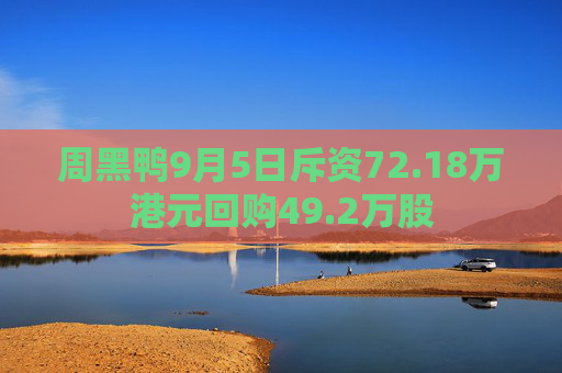 周黑鸭9月5日斥资72.18万港元回购49.2万股