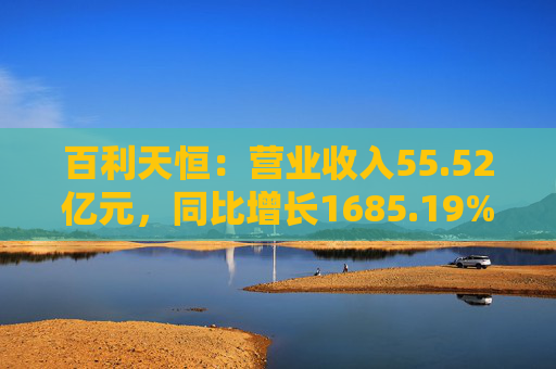 百利天恒：营业收入55.52亿元，同比增长1685.19%