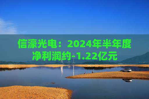 信濠光电：2024年半年度净利润约-1.22亿元