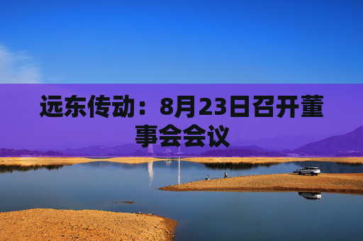 远东传动：8月23日召开董事会会议