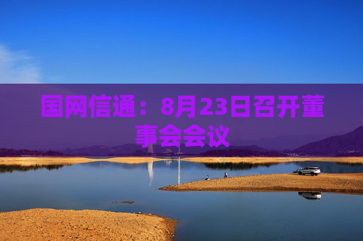 国网信通：8月23日召开董事会会议