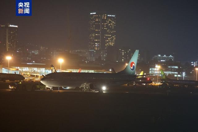 大韩航空一客机起飞途中遇故障，济州机场航班全面中断