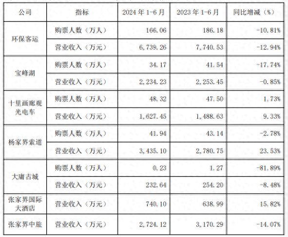 “圈粉”却留不住，张家界上半年营收降至1.74亿元